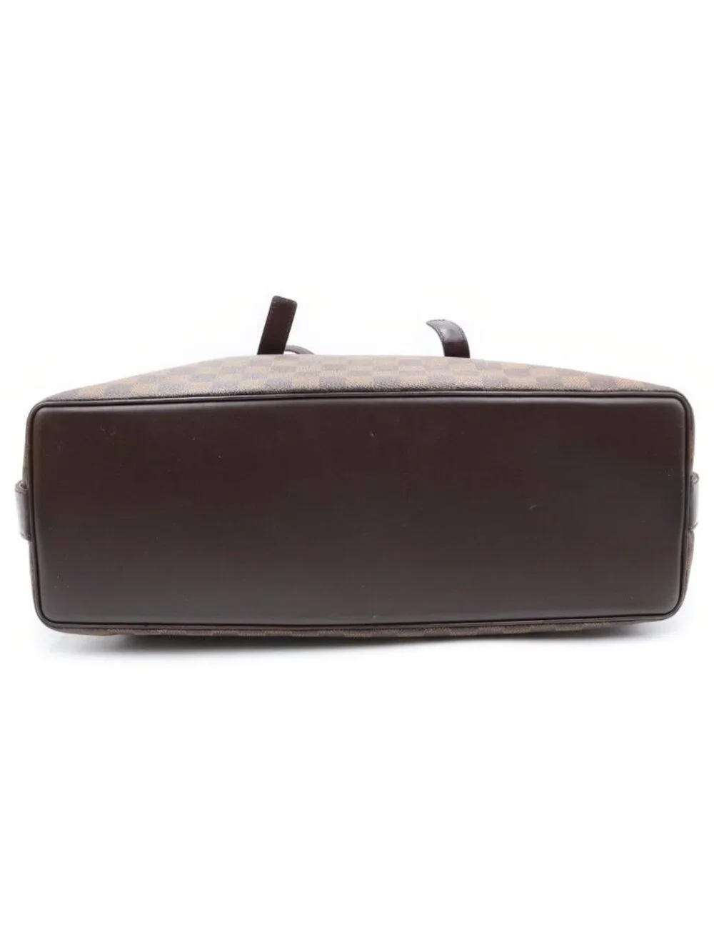 Louis Vuitton Damier Chelsea Boston Bag Brown Leather Gold